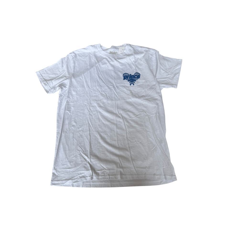 Prince Men's White Happy Dad Tennis T-Shirt Size M